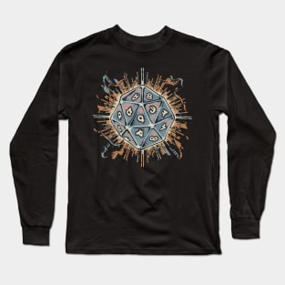 Rolling Dice Challenge, Rolling with Difficulty Long Sleeve T-Shirt